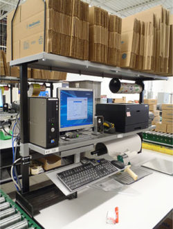 Conveyor Workstation Close Up